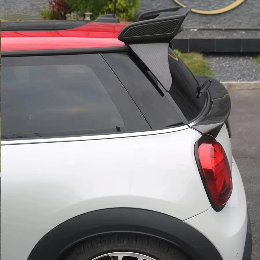For MINI JCW S F56 2014-2023 Body Kit Carbon Fiber Rear Center Spoiler Tail Wing Custom Car Spoilers